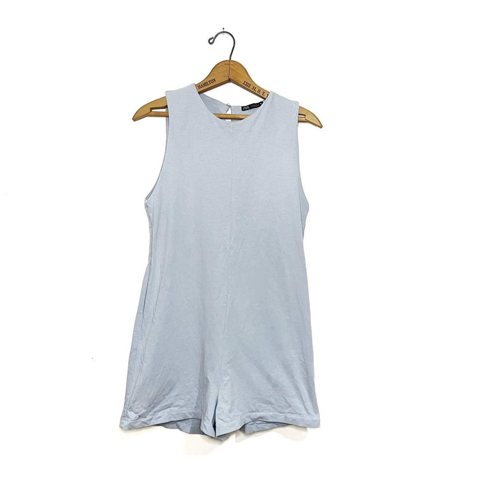 Zara | Powder Blue Romper
